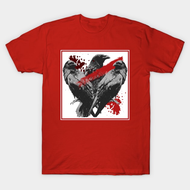 The Ravens Three T-Shirt by TheTipsieGypsie